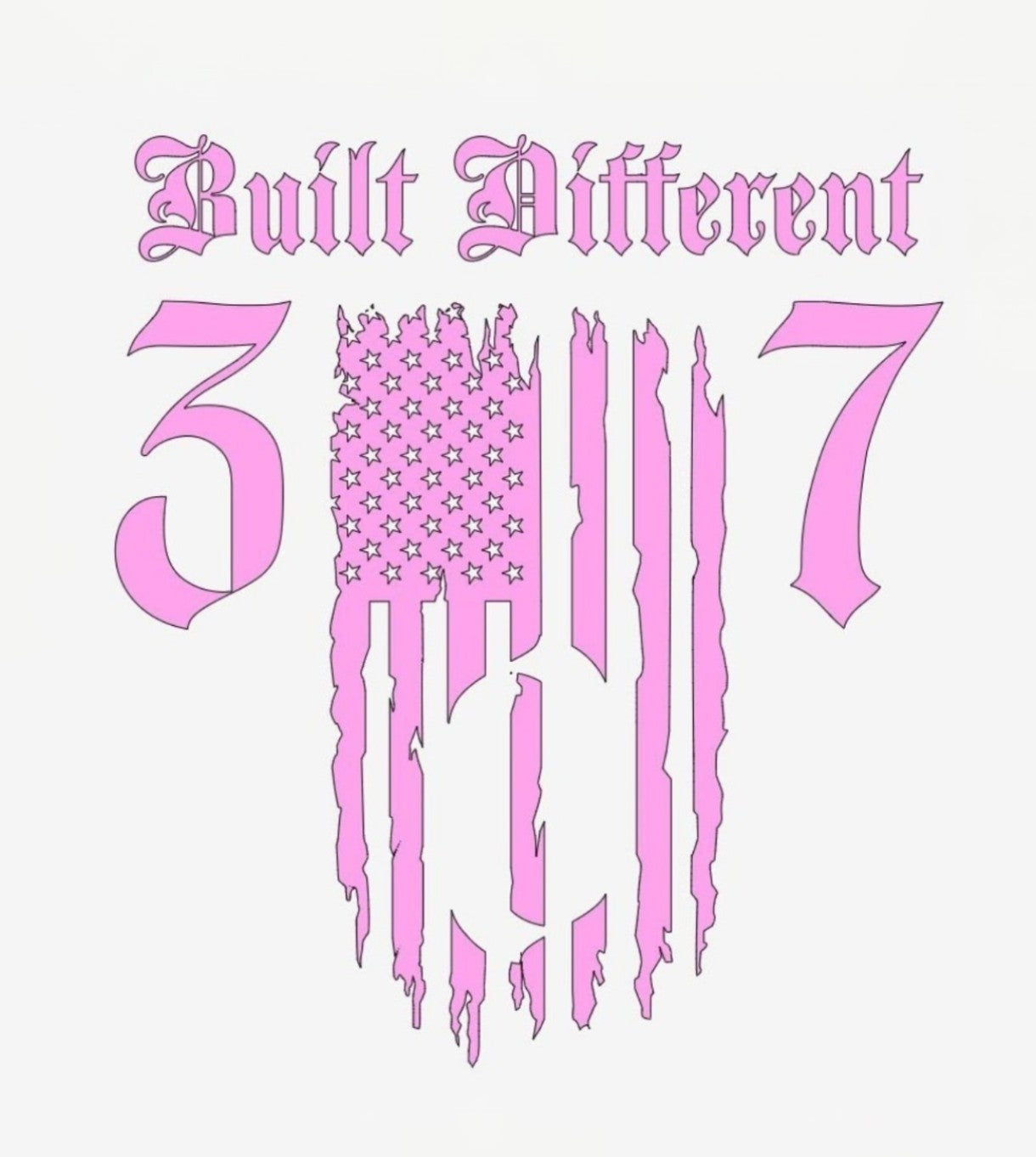 Built Different (307) 5X5"
