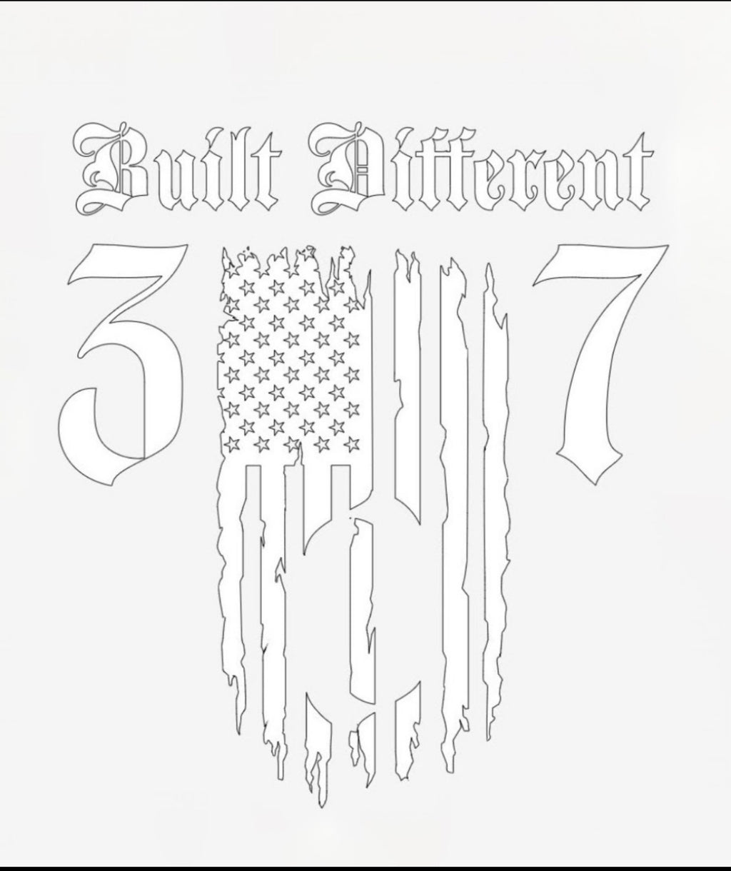 Built Different (307) 5X5"