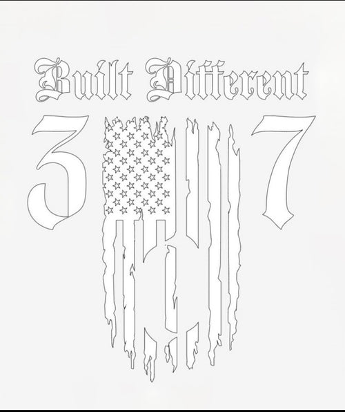 Built Different (307) 5X5"